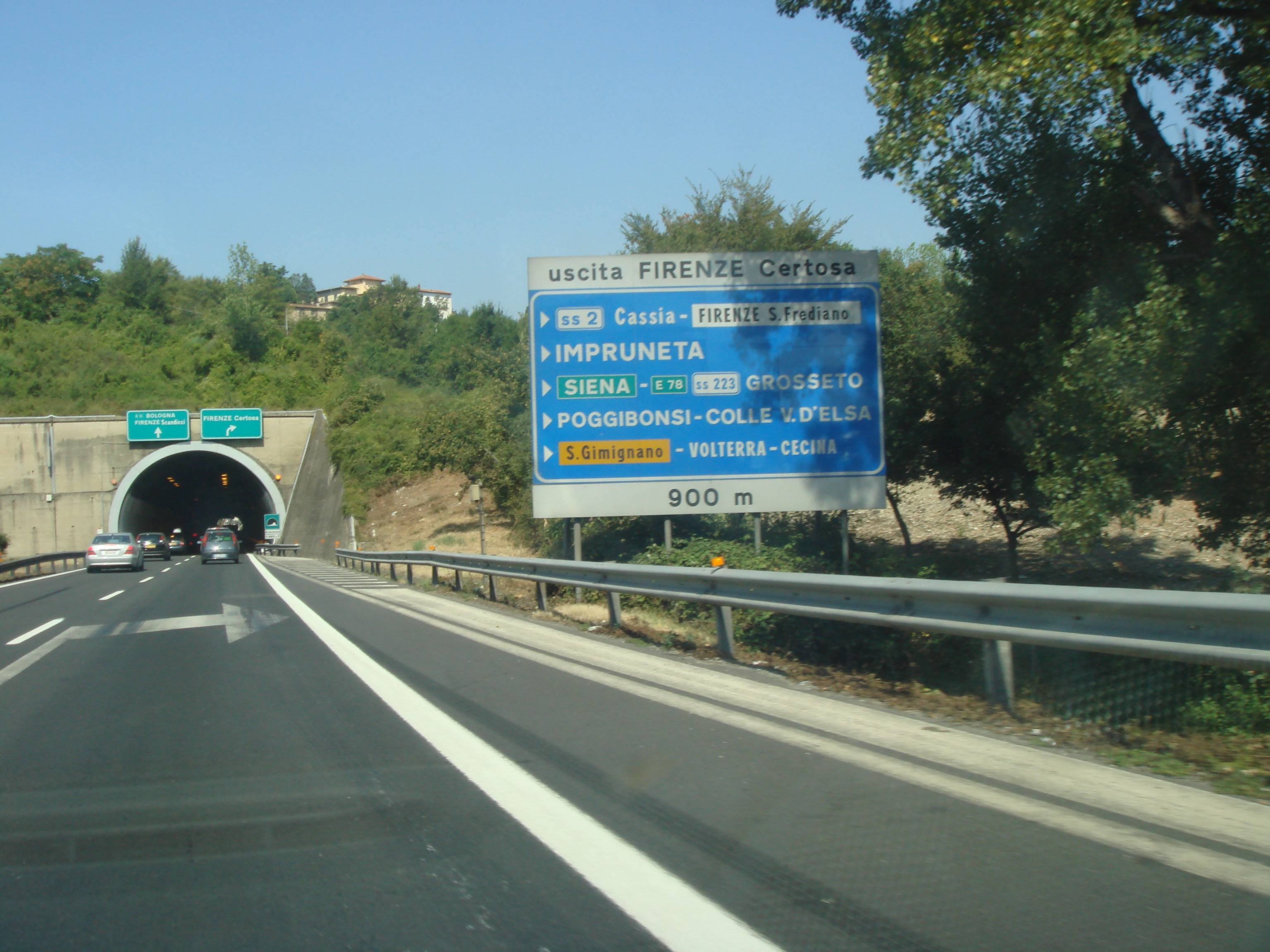 Todi, incidente sulla E45