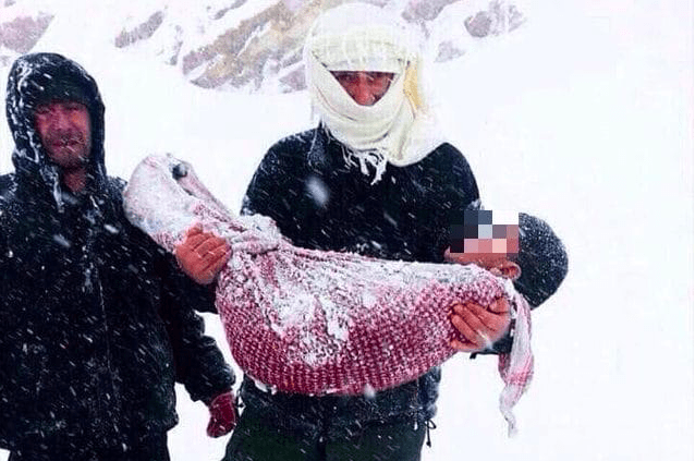 Siria, 15 bimbi morti di freddo nei campi profughi in un mese