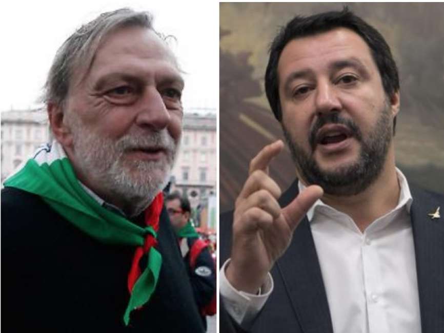 migranti gino strada salvini
