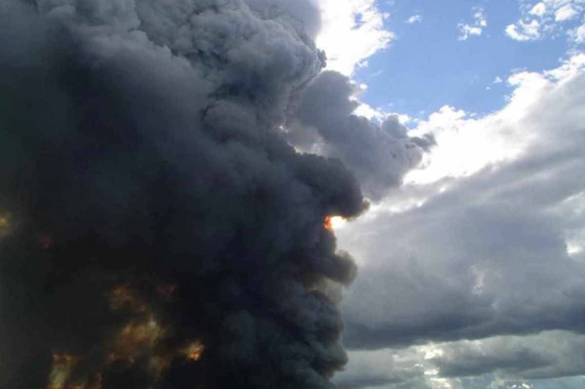 Incendio Rifiuti Milano Napoli