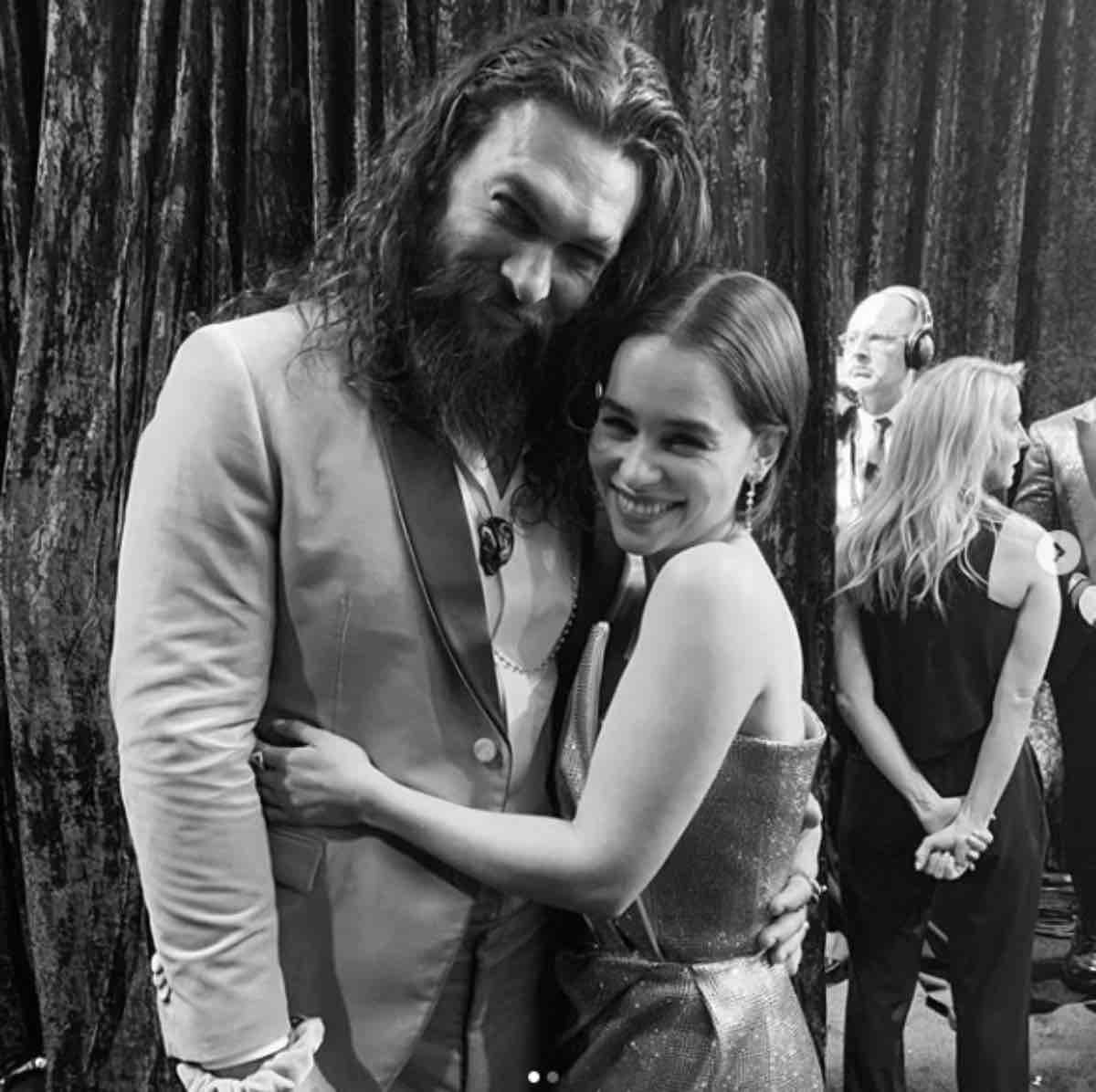 Oscar 2019: Emilia Clarke e Jason Momoa, anche GoT sul red carpet