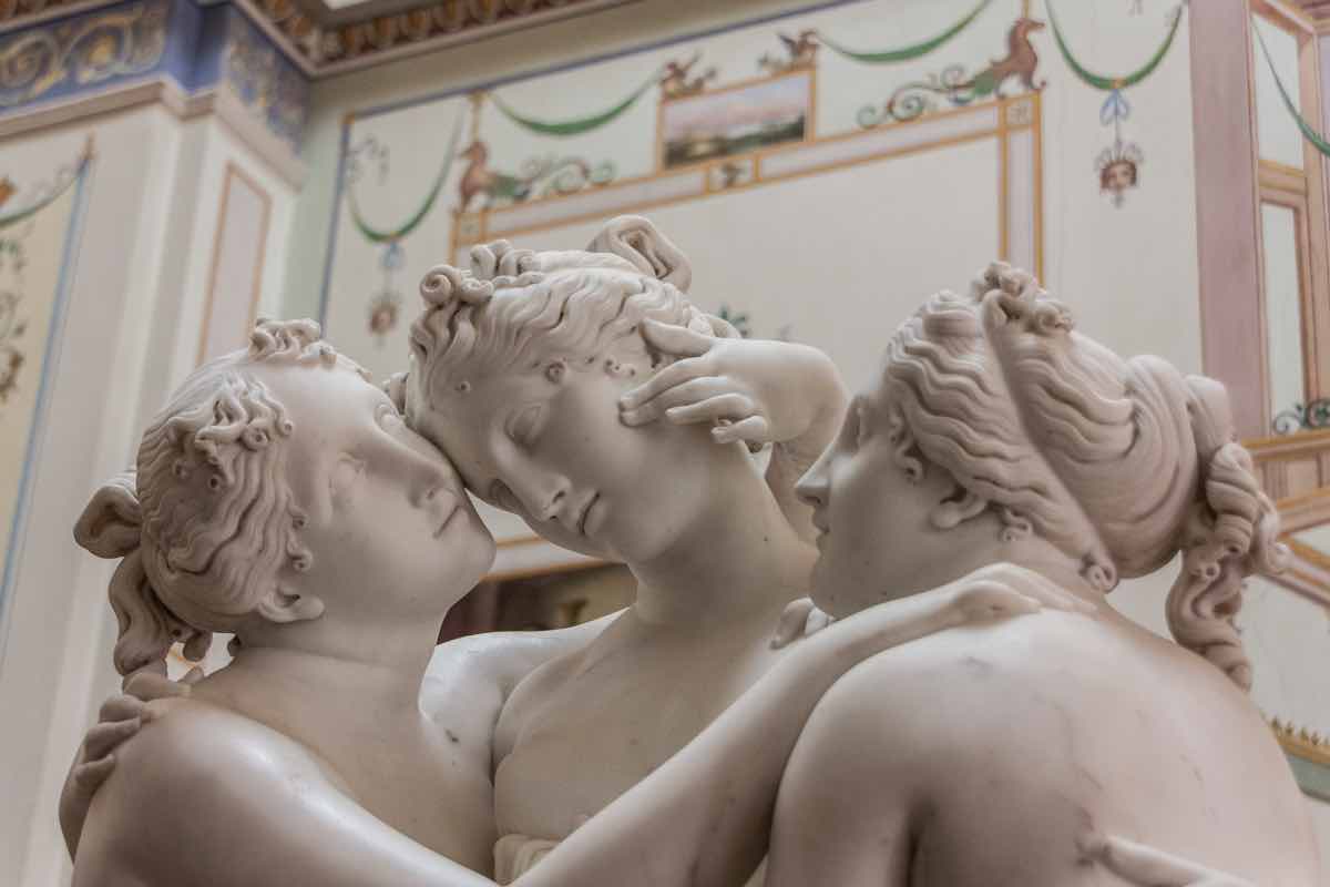Antonio Canova, al Museo Archeologico Nazionale di Napoli le 'Tre Grazie'