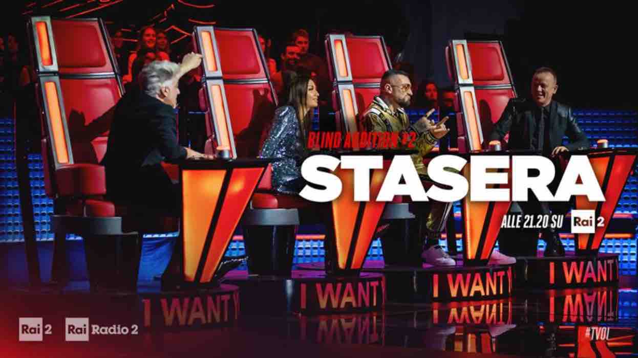 The Voice of Italy, stasera 30 aprile la 2° puntata: le anticipazioni