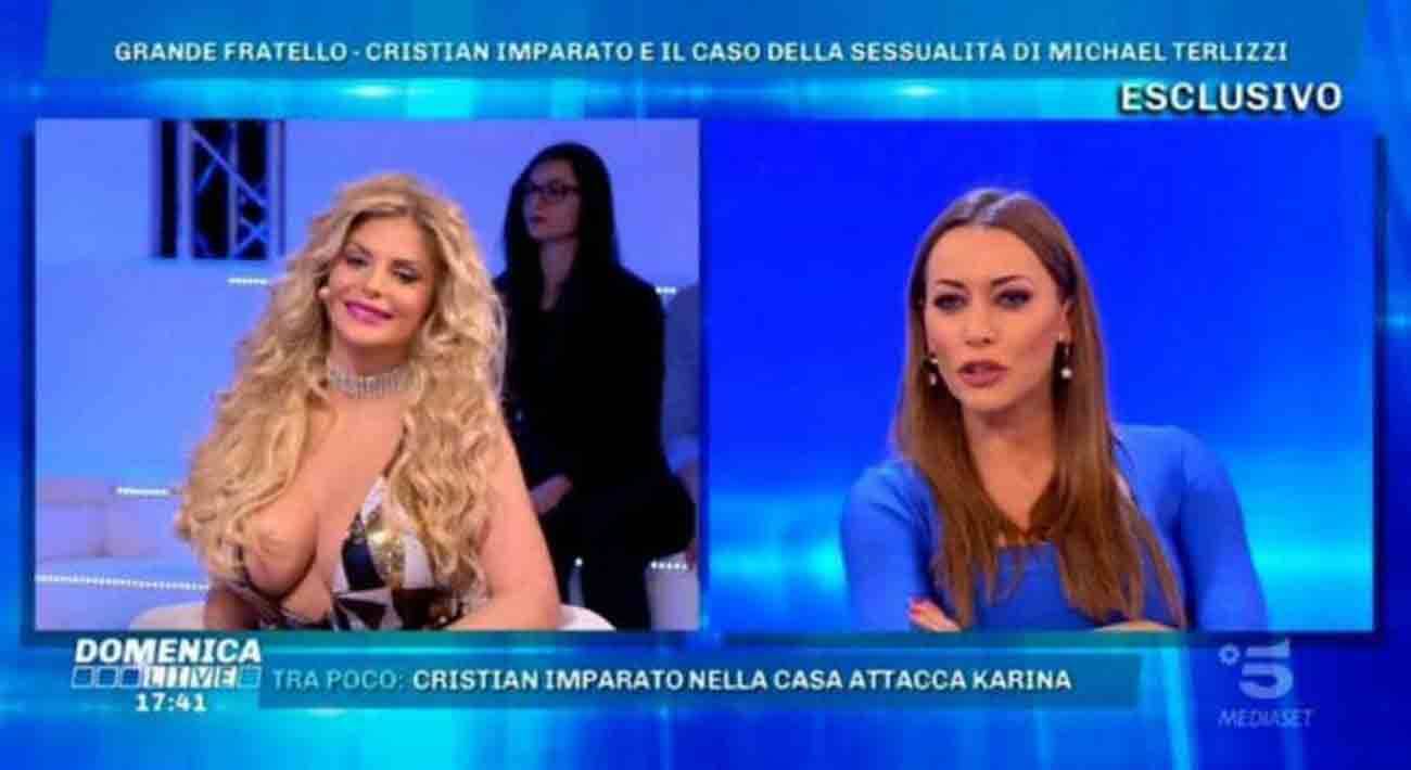 Francesca Cipriani a Domenica Live