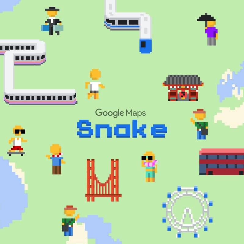 google maps snake 1 aprile come giocare