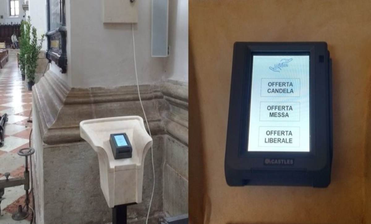 pos chiesa offerte carta di credito bancomat