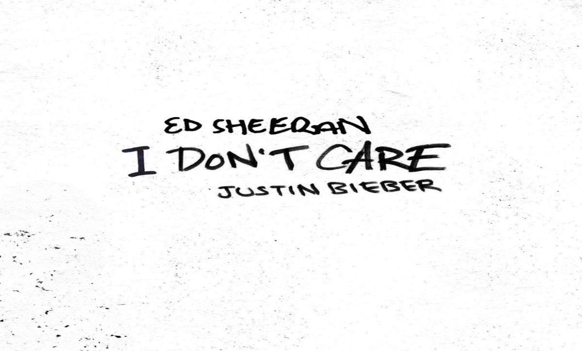 ed sheeran justin bieber i dont'care testo video