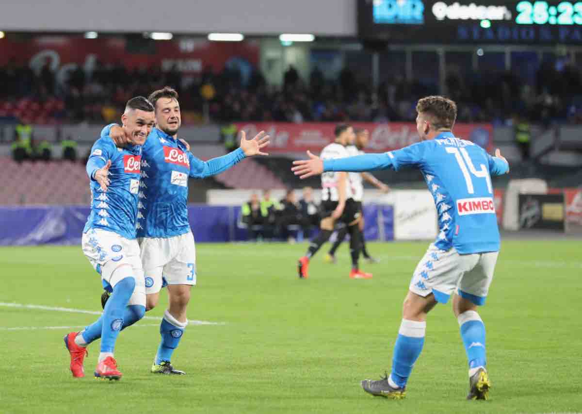 Napoli, condizioni spogliatoi stadio San Paolo