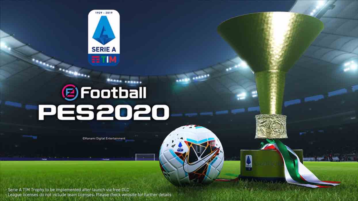 Serie A, eFootball PES 2020 e Konami avranno la licenza 