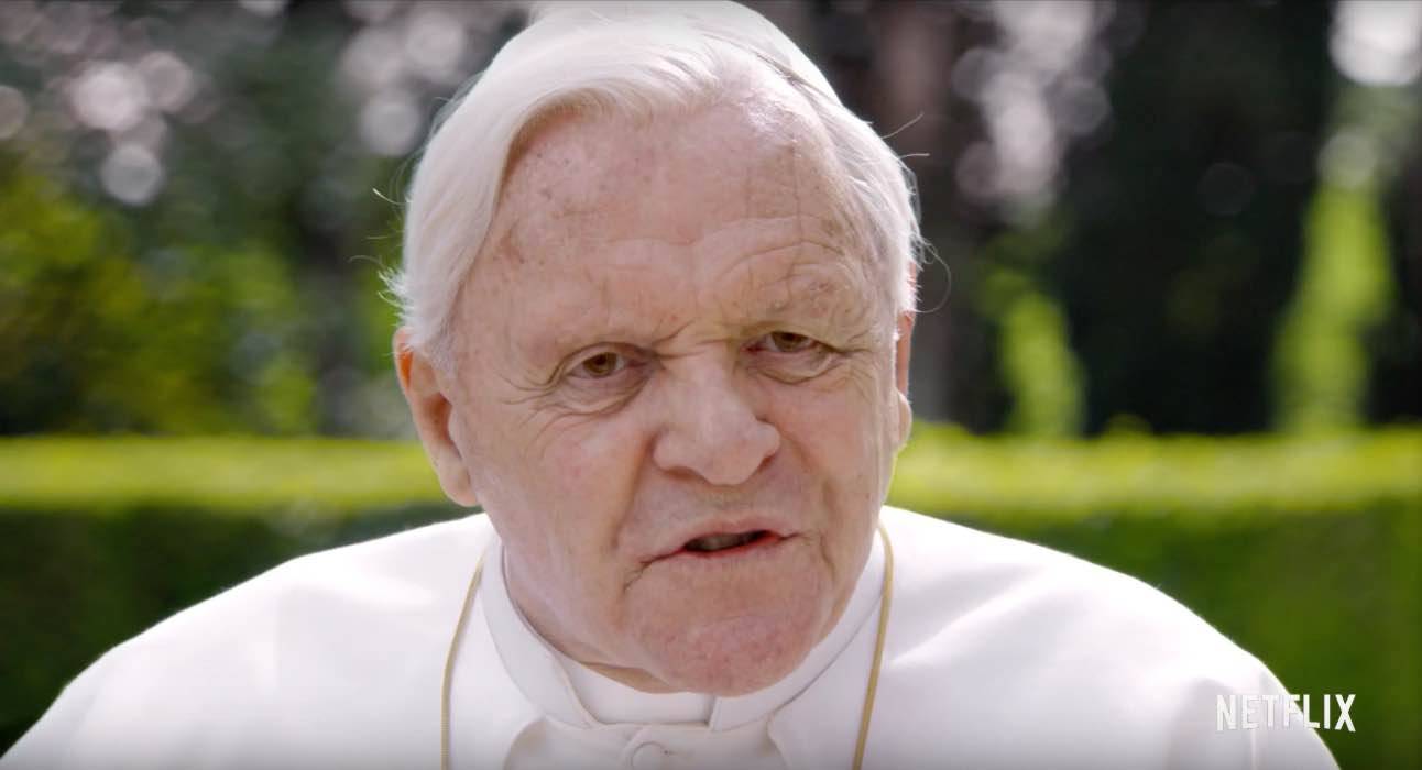 Anthony Hopkins in 'I due Papi': in rete il trailer ufficiale del film su Netflix