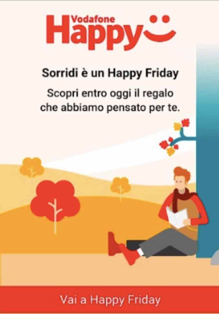 Vodafone Happy Friday | 27 settembre | arriva il buono sconto Privalia