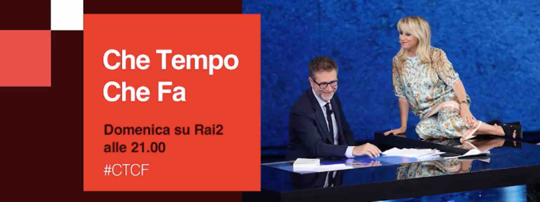 Che tempo che fa, Rai 2 | dove vederlo in tv e streaming e ospiti