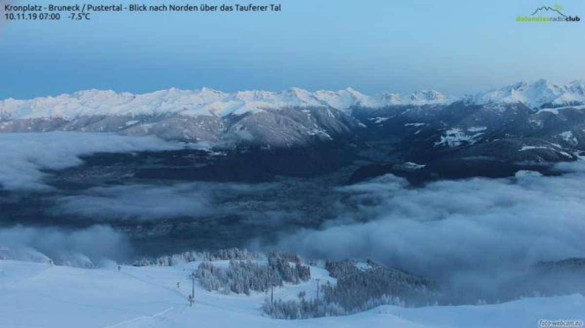 Alpi, è arrivata la neve