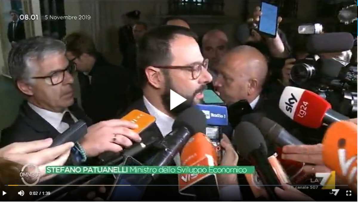 ILVA, interviene il Ministro Stefano Patuanelli 