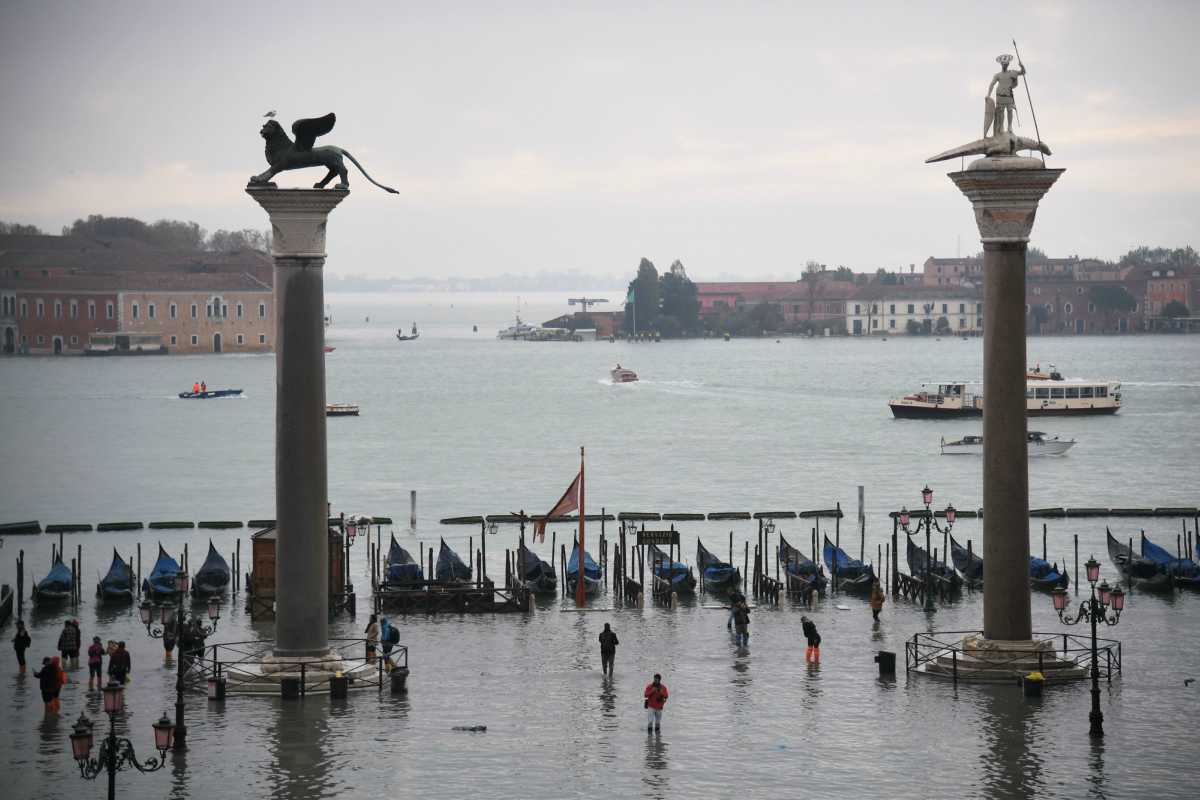 Venezia, attesa alle 11.20 marea di 160 centimetri