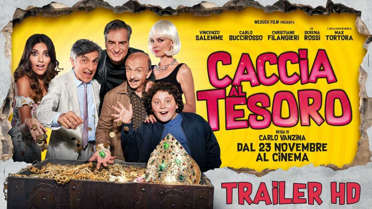 Vincenzo Salemme in "Caccia al tesoro"