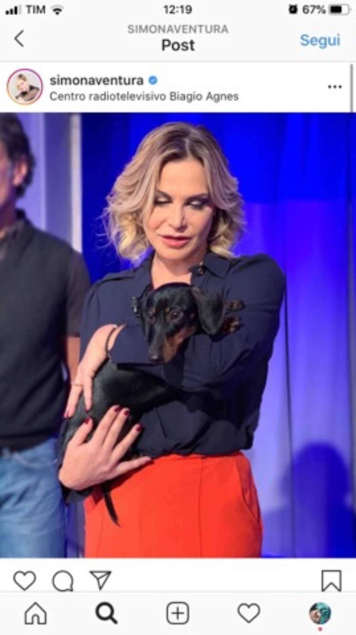 Simona Ventura con Totò