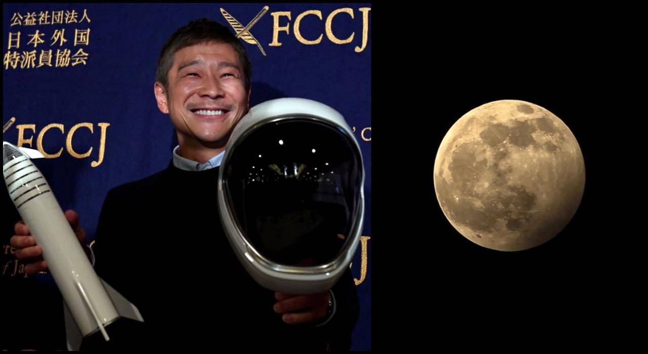 Miliardario offre "biglietto per la Luna": la fortunata potresti essere tu!