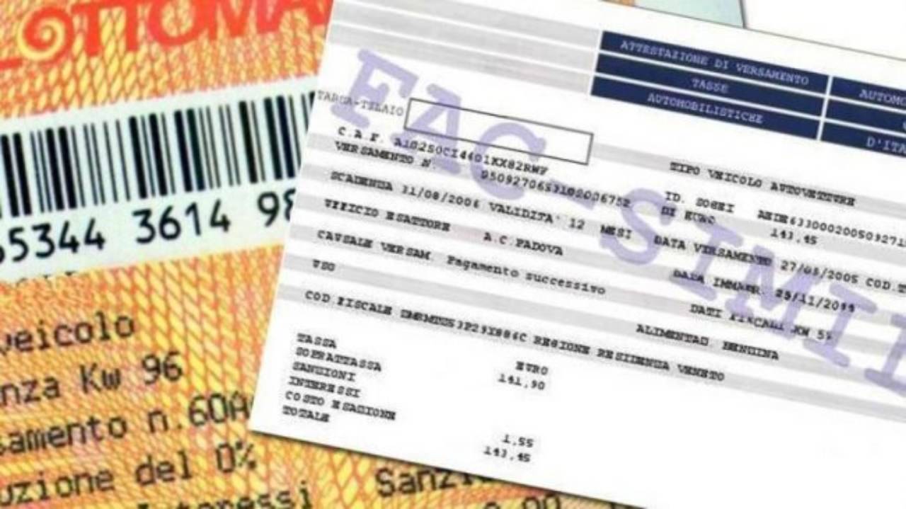 Canone Rai e Bollo auto