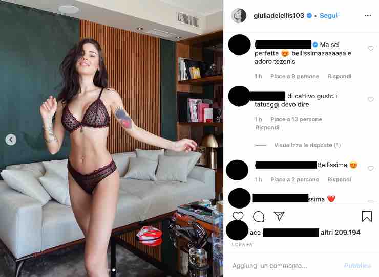 Giulia De Lellis meravigliosa su Instagram, ma fan criticano un dettaglio
