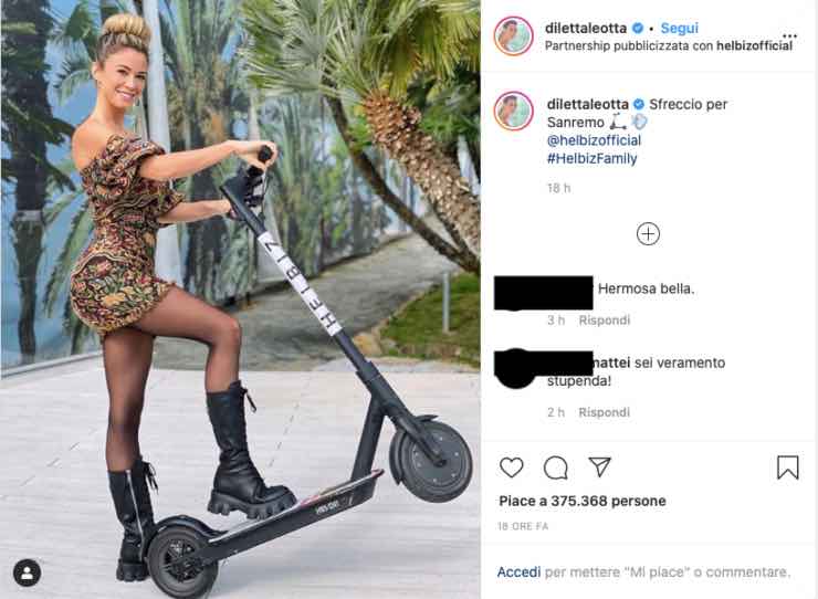 Diletta Leotta va sempre più veloce: gli stivali alti sono da capogiro