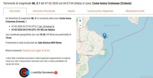 terremoto calabria