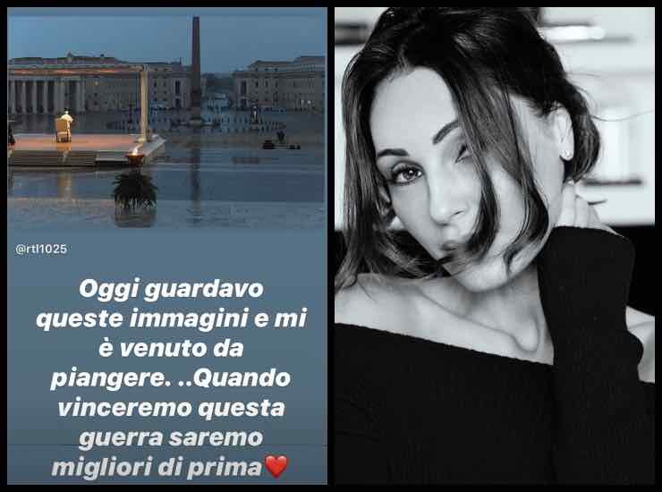 Anna Tatangelo in lacrime: "Vinceremo questa guerra"