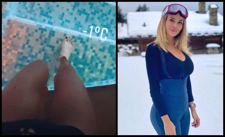 Diletta Leotta, bagno sotto zero per l'inviata: poi la temperatura sale