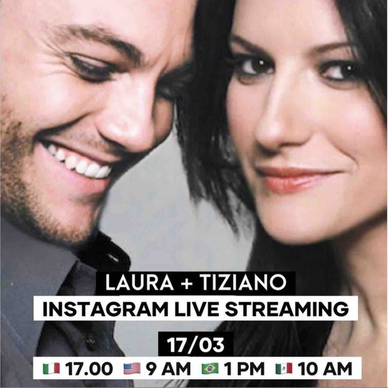 Tiziano Ferro e Laura Pausini streaming