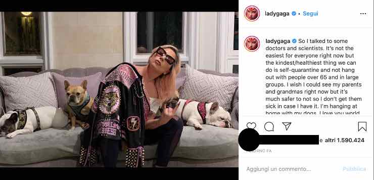 Lady Gaga e le dichiarazioni choc sul Covid-19: "Ho parlato con Dio"