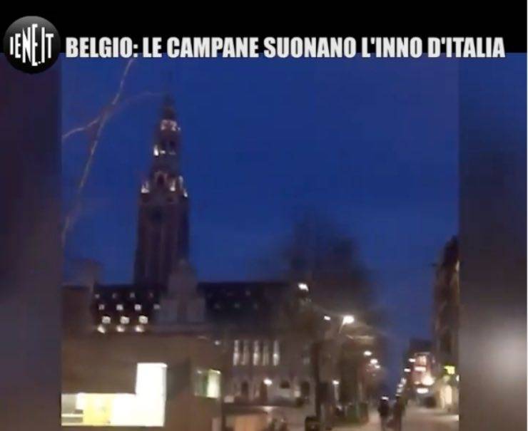Coronavirus, l'Italia non è sola: dedica in Belgio emoziona - VIDEO