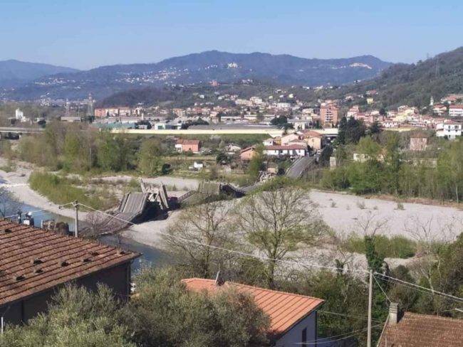 crollo ponte Caprigliola