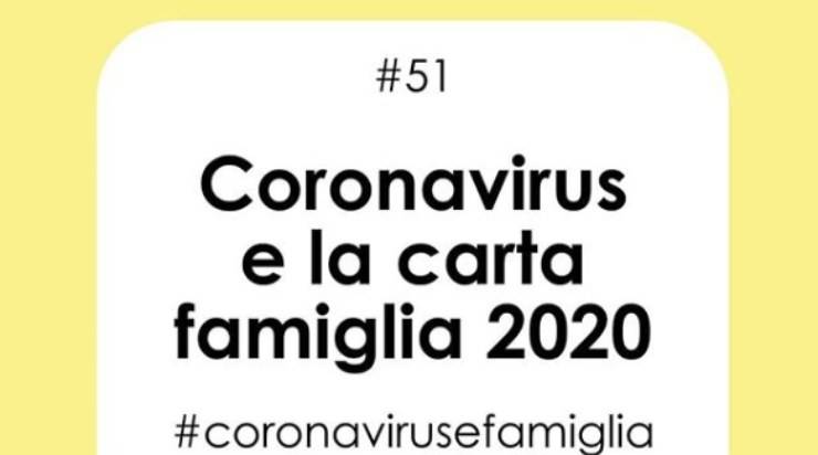 Carta Famiglia 2020