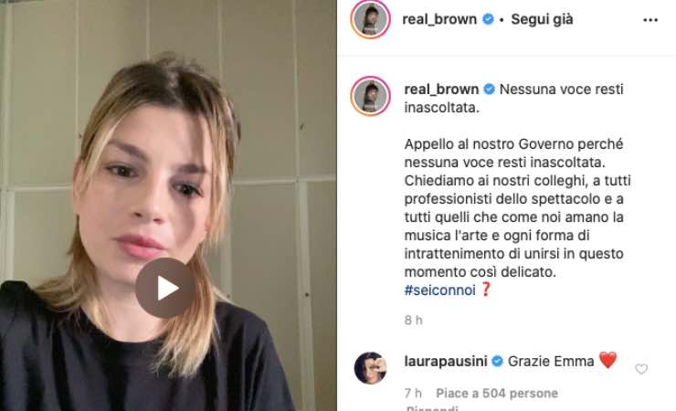 Emma Marrone, appello commovente: "Nessuna voce resti inascoltata"