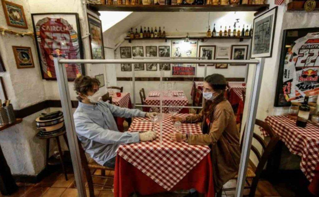 ristorante plexiglass