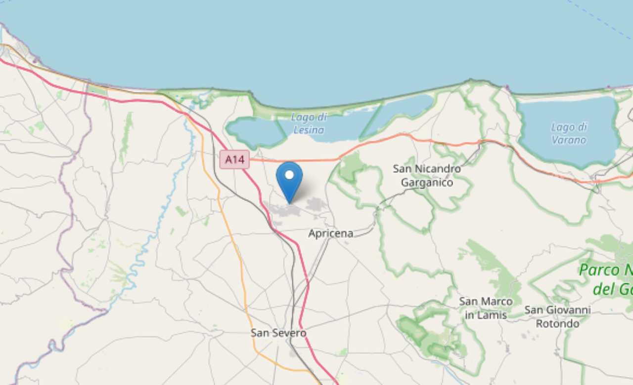 terremoto Foggia Poggio Imperiale