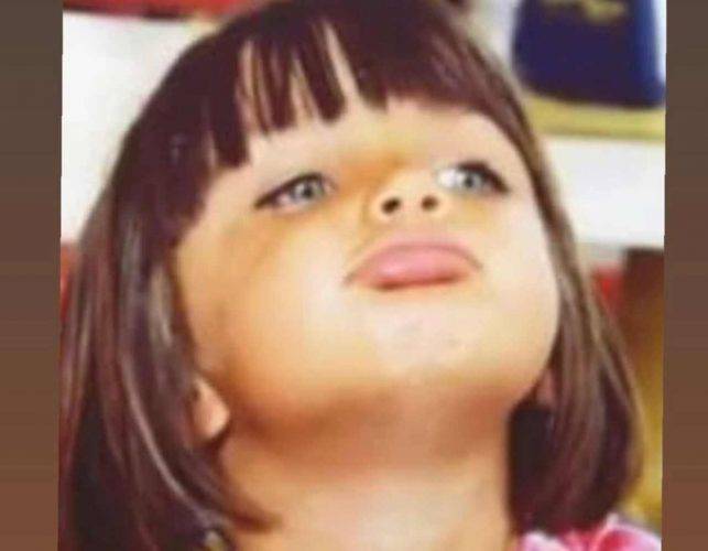 Elettra Lamborghini da piccola (fonte Instagram @elettramiuralamborghini)