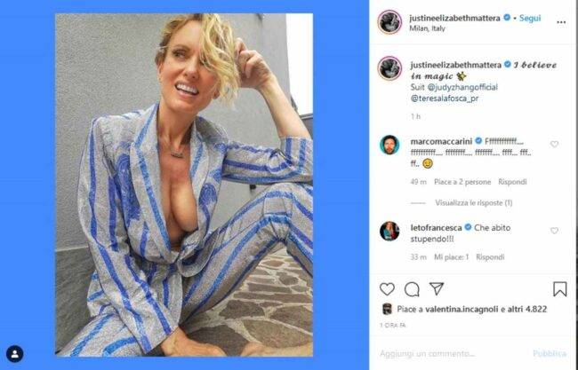 Justine Mattera (fonte Instagram @justineelizabethmattera)(1)