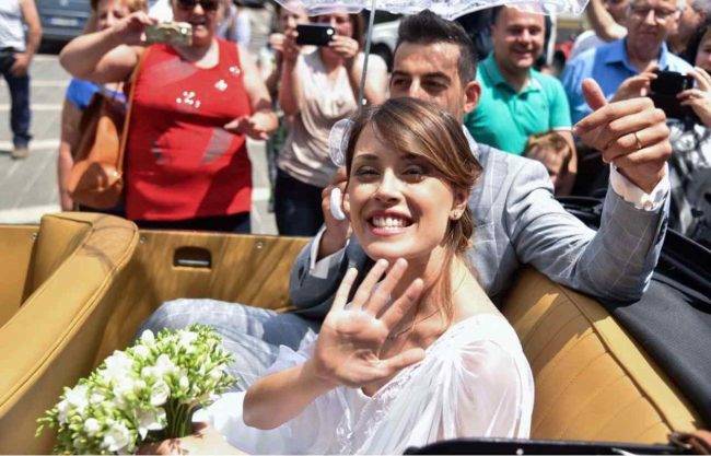 Luigi De Falco e Fatima Trotta (fonte Instagram)