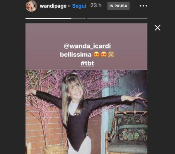 Wanda Nara, l'avete mai vista da piccola? La foto è incredibile