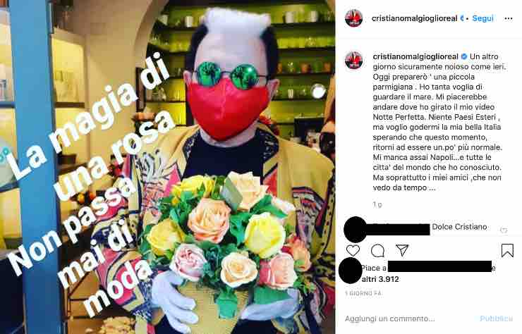 Cristiano Malgioglio, la forte mancanza: "Un altro giorno noioso"