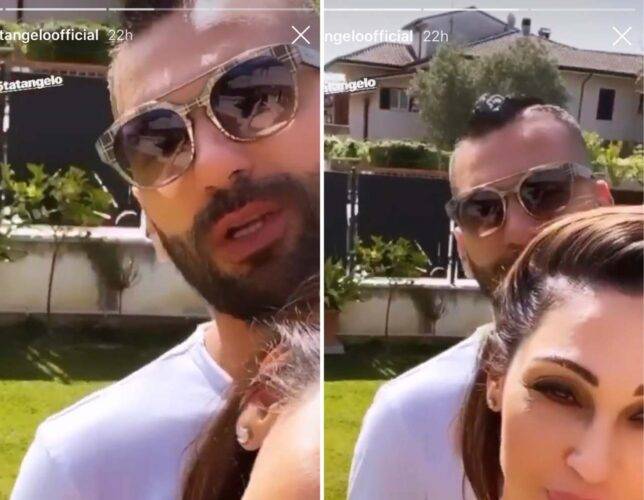 Anna Tatangelo e fratello (fonte da Instagram @annataatngeloofficial)