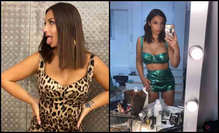 Elettra Lamborghini sempre più sexy: dal leopardato al glitterato