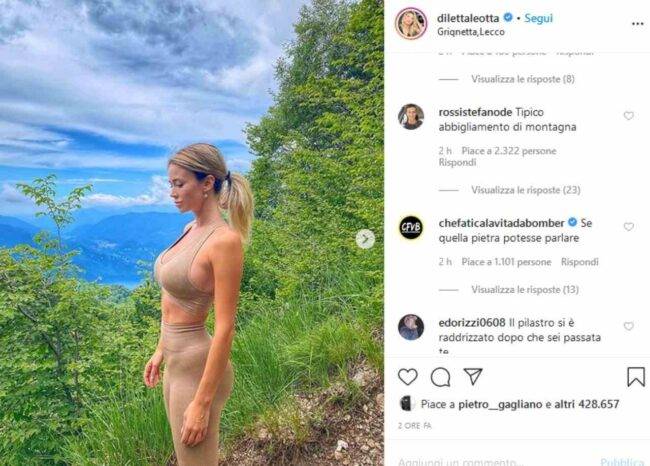 Diletta Leotta (fonte da Instagram @dilettaleotta)
