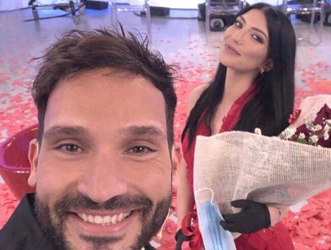 Giovanna Abate e Sammy Hassan (fonte Instagram@uominiedonne)