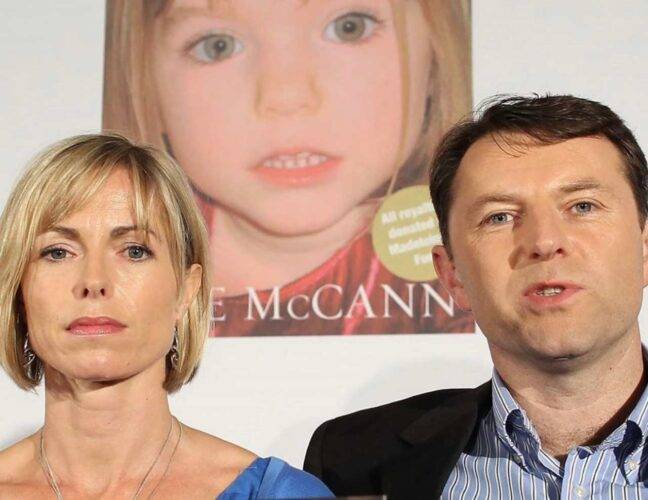 Kate e Gerry McCann (fonte Instagram @madeleinemccmissing)