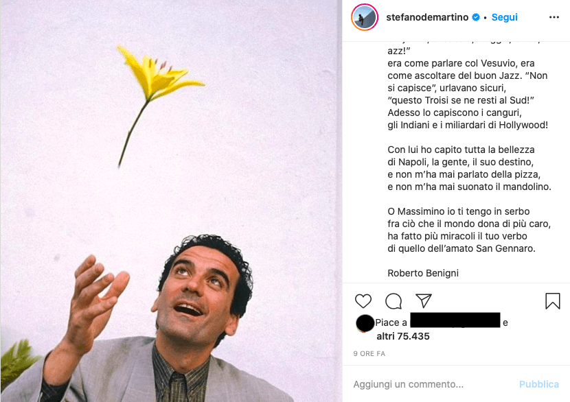 Stefano De Martino: dedica e parole dolci ma non per Belen Rodriguez