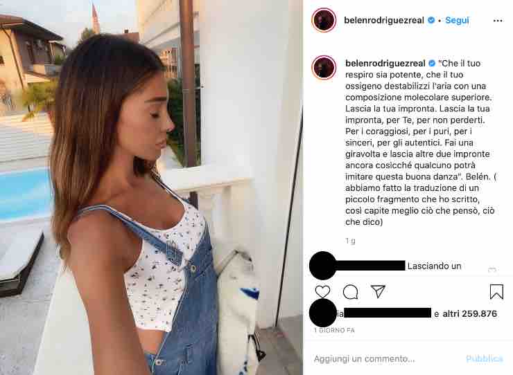 Stefano De Martino, arriva la poesia di Belen: "Per te, per non perderti"