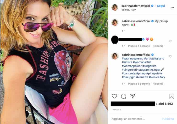 Sabrina Salerno, finalmente il gran giorno: l'effetto la trasforma
