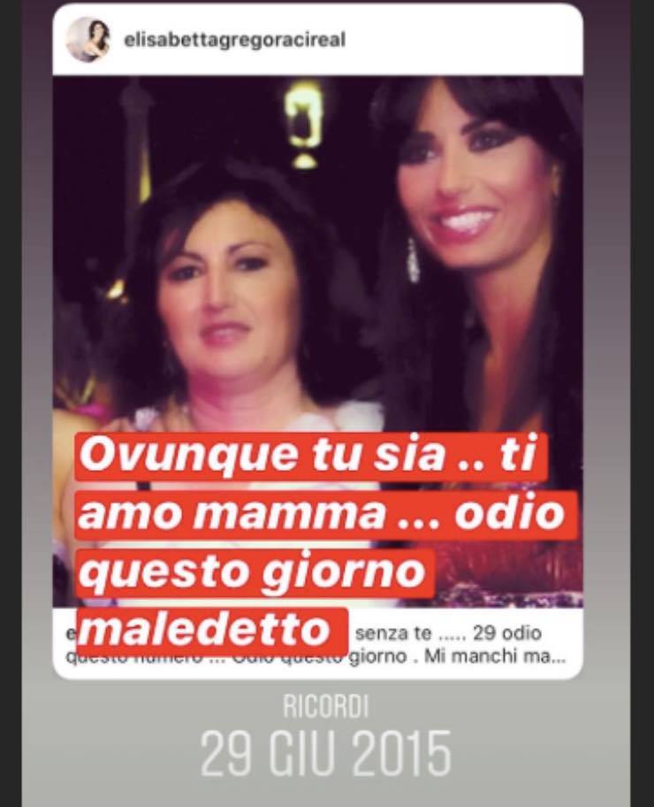 Elisabetta Gregoraci, dolore per il lutto: "giorno maledetto"